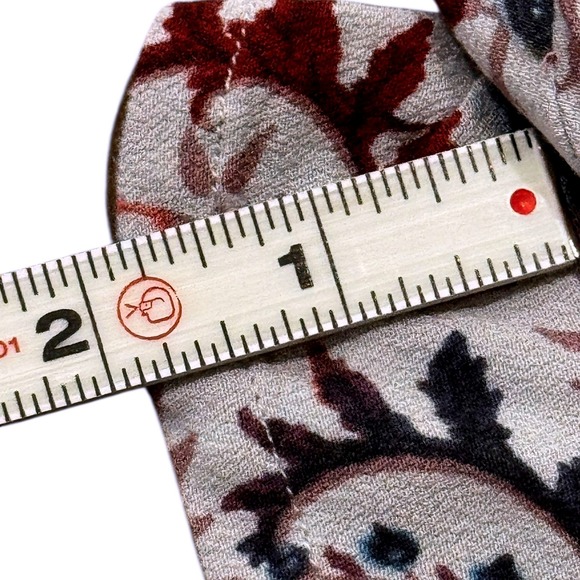 Free People Floral Print Off Shoulder Long Sleeve Romper Women's Size Small - Picture 5 of 6